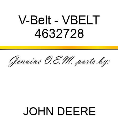 V-Belt - V,BELT 4632728
