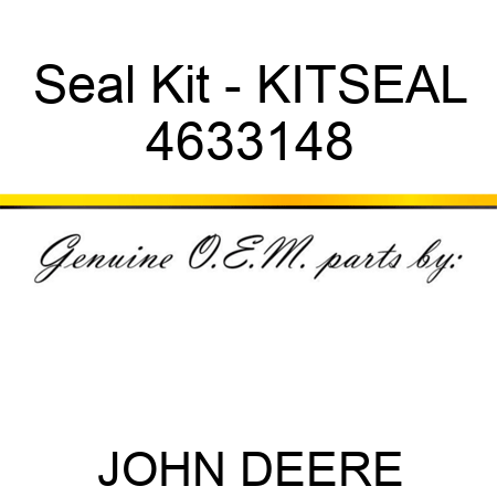 Seal Kit - KITSEAL 4633148