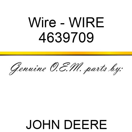 Wire - WIRE 4639709