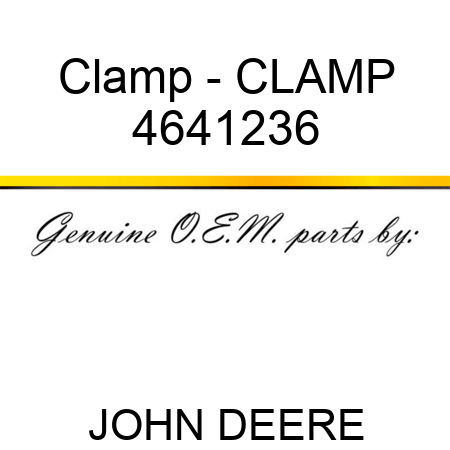 Clamp - CLAMP 4641236