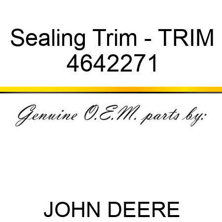 Sealing Trim - TRIM 4642271