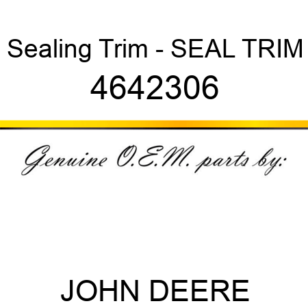 Sealing Trim - SEAL TRIM 4642306