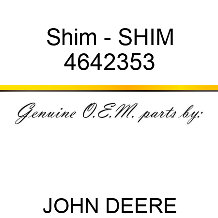Shim - SHIM 4642353
