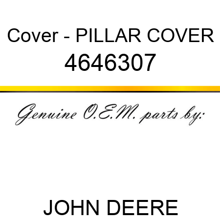 Cover - PILLAR COVER 4646307