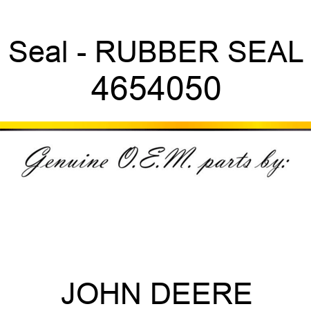 Seal - RUBBER SEAL 4654050