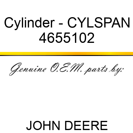 Cylinder - CYLSPAN 4655102