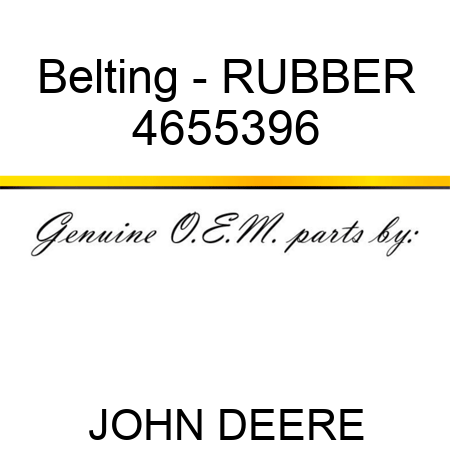 Belting - RUBBER 4655396