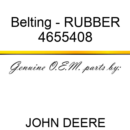 Belting - RUBBER 4655408
