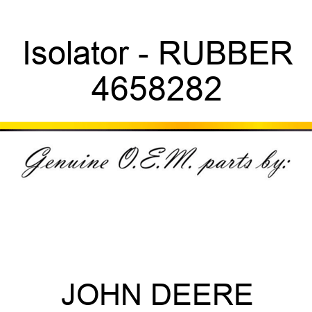 Isolator - RUBBER 4658282