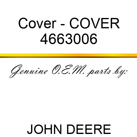 Cover - COVER 4663006