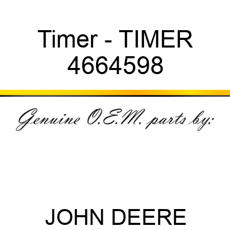 Timer - TIMER 4664598
