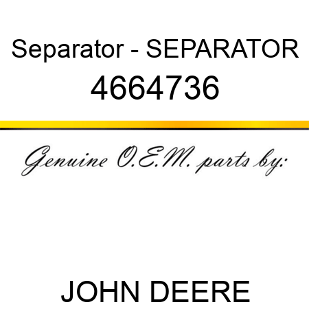 Separator - SEPARATOR 4664736
