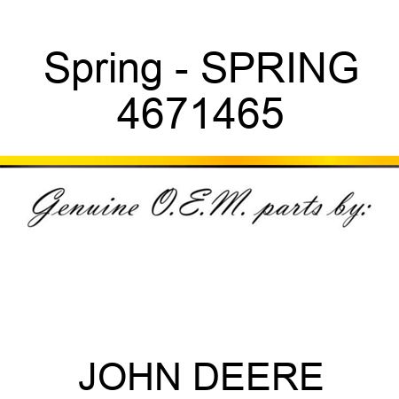 Spring - SPRING 4671465