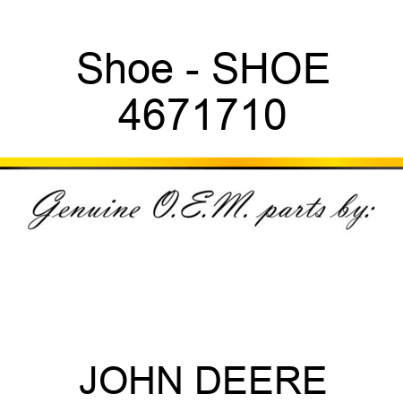 Shoe - SHOE 4671710