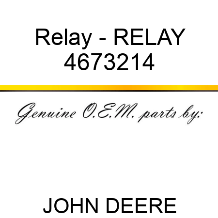 Relay - RELAY 4673214