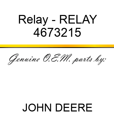 Relay - RELAY 4673215