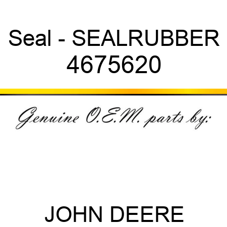 Seal - SEALRUBBER 4675620