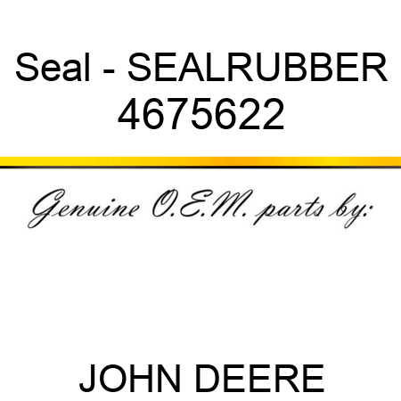 Seal - SEALRUBBER 4675622