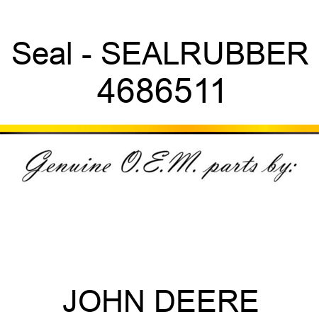 Seal - SEALRUBBER 4686511