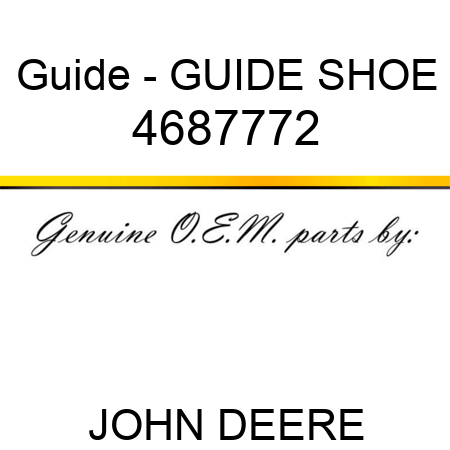Guide - GUIDE, SHOE 4687772