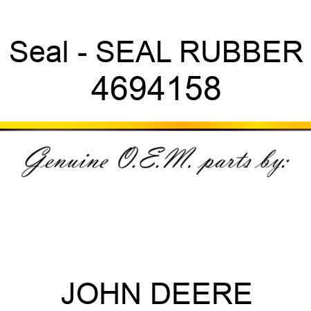 Seal - SEAL RUBBER 4694158