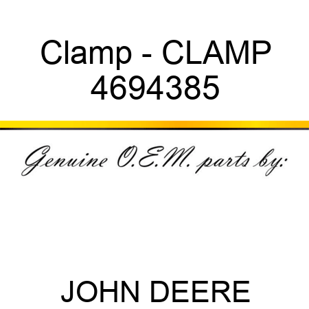 Clamp - CLAMP 4694385