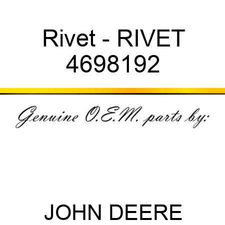 Rivet - RIVET 4698192