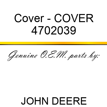 Cover - COVER 4702039