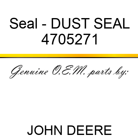 Seal - DUST SEAL 4705271