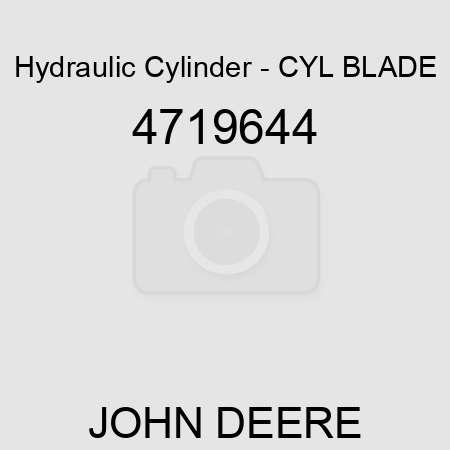 Hydraulic Cylinder - CYL BLADE 4719644