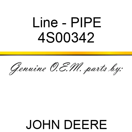 Line - PIPE 4S00342
