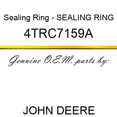 Sealing Ring - SEALING RING 4TRC7159A