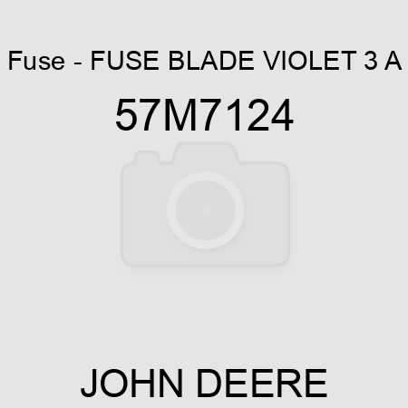 Fuse - FUSE, BLADE VIOLET 3 A 57M7124