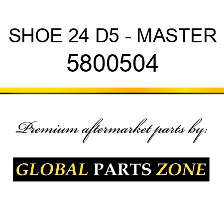 SHOE 24 D5 - MASTER 5800504
