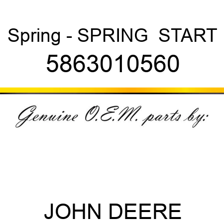 Spring - SPRING,  START 5863010560