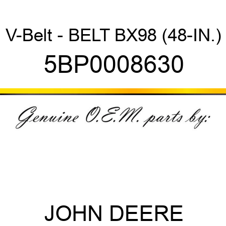 V-Belt - BELT BX98 (48-IN.) 5BP0008630