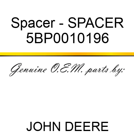 Spacer - SPACER 5BP0010196