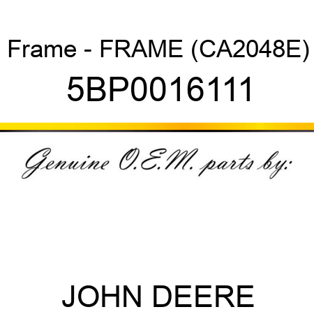 Frame - FRAME (CA2048E) 5BP0016111