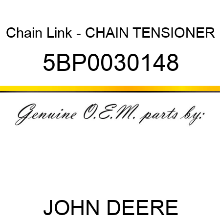 Chain Link - CHAIN TENSIONER 5BP0030148