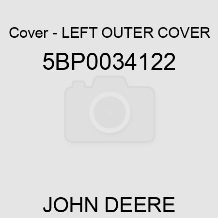 Cover - LEFT OUTER COVER 5BP0034122