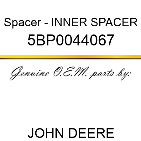 Spacer - INNER SPACER 5BP0044067