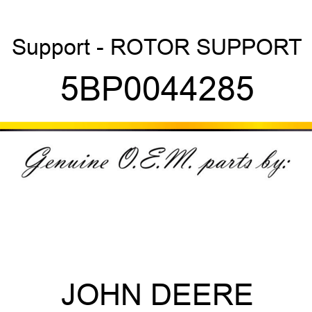 Support - ROTOR SUPPORT 5BP0044285