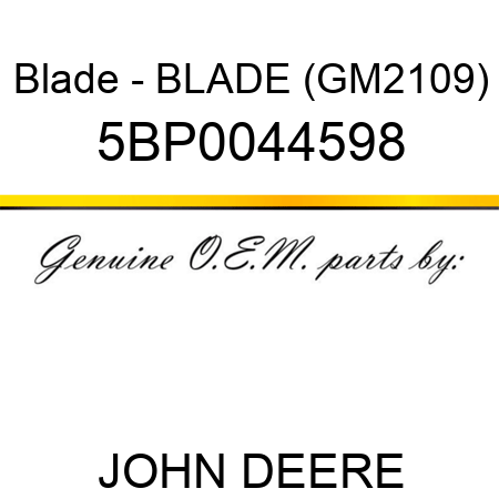 Blade - BLADE (GM2109) 5BP0044598
