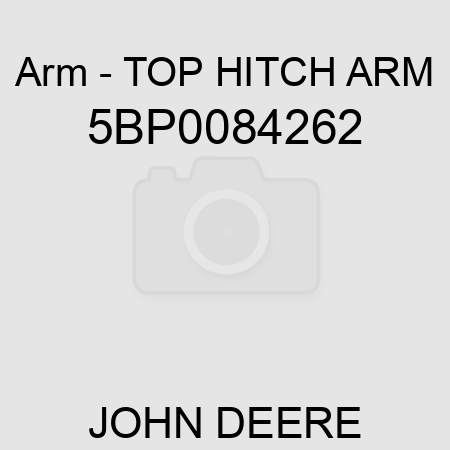 Arm - TOP HITCH ARM 5BP0084262