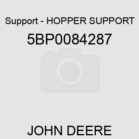Support - HOPPER SUPPORT 5BP0084287