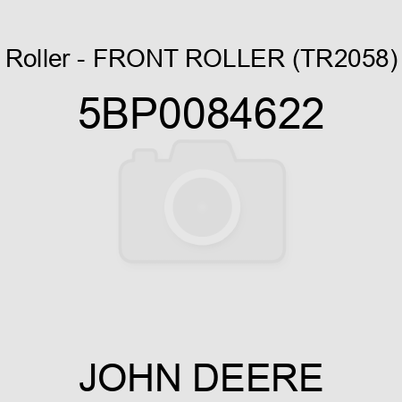 Roller - FRONT ROLLER (TR2058) 5BP0084622