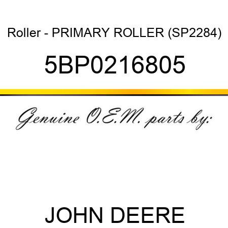 Roller - PRIMARY ROLLER (SP2284) 5BP0216805