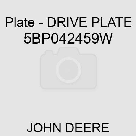 Plate - DRIVE PLATE 5BP042459W