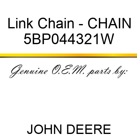 Link Chain - CHAIN 5BP044321W
