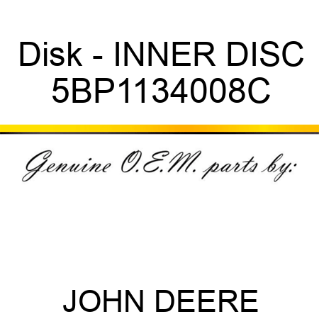 Disk - INNER DISC 5BP1134008C